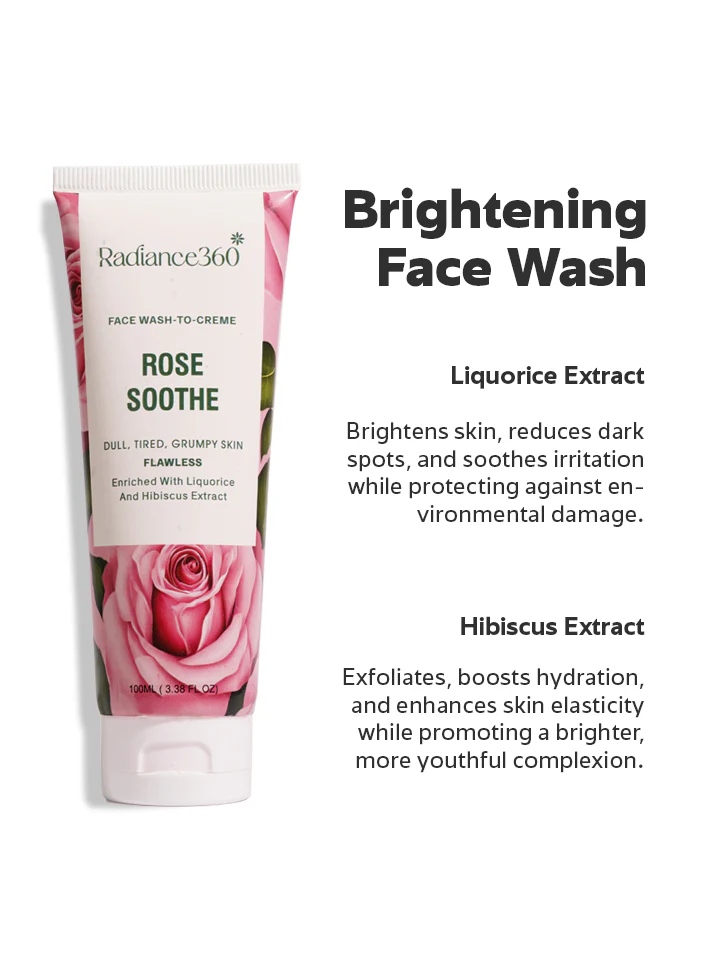 Rose Soothe Facewash - Image 3